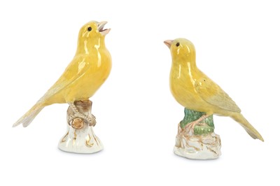 Lot 156 - After Kandler, a pair of 19th Century Meissen...