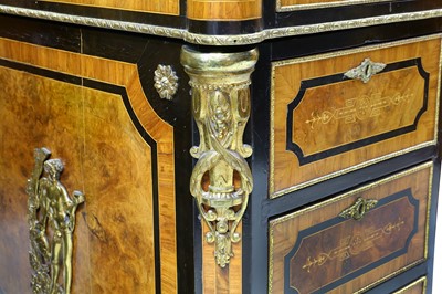 Lot 239 - A VICTORIAN BURR WALNUT, OLIVEWOOD AND...