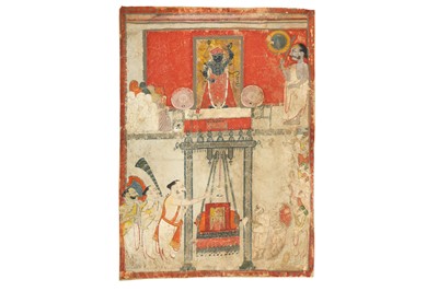 Lot 11 - A TEMPLE PUJA TO SRI NATH JI PROPERTY OF THE LATE BRUNO CARUSO (1927 - 2018) COLLECTION