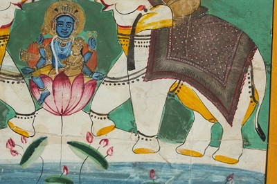 Lot 13 - GAJA LAKSHMI AND HER CONSORT WASHED BY ELEPHANTS PROPERTY OF THE LATE BRUNO CARUSO (1927 - 2018) COLLECTION
