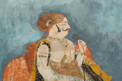 Lot 15 - A NOBLEMAN SMOKING A HUQQA PROPERTY OF THE LATE BRUNO CARUSO (1927 - 2018) COLLECTION