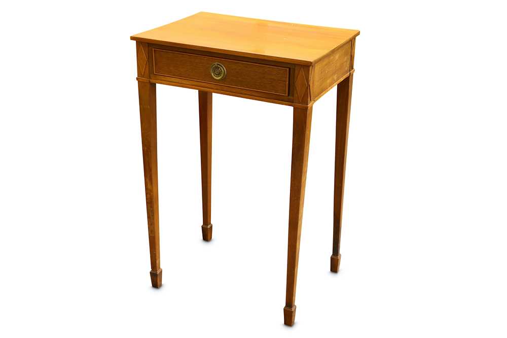 Lot 602 - A 19th Century and later Danish mahogany side table