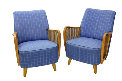 Lot 266 - A pair of Art Deco bergere armchairs,...