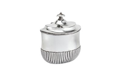 Lot 450 - A Victorian sterling silver tea caddy, London 1887 by Francis Boone Thomas