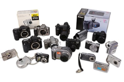 Lot 250 - A Group of Digital Cameras