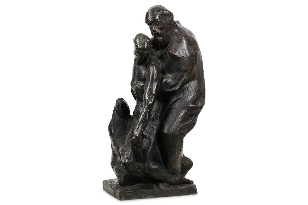 Lot 283 - IVAN KLAPEZ (CROATIAN b.1961): A LARGE BRONZE...