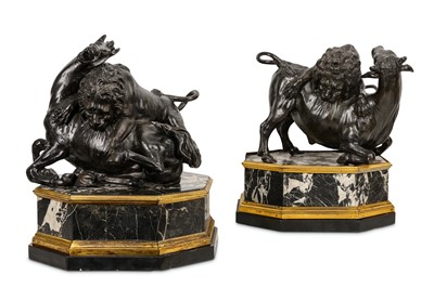 Lot 52 - A PAIR OF 17TH / EARLY 18TH CENTURY BRONZE...