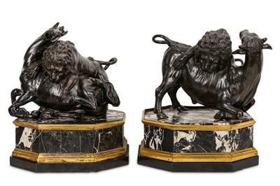Lot 52 - A PAIR OF 17TH / EARLY 18TH CENTURY BRONZE...