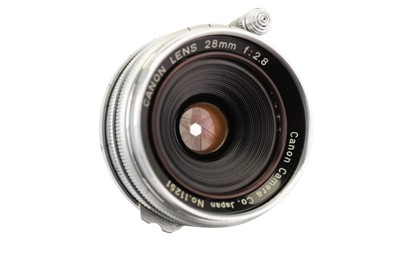 Lot 152 - A Canon 28mm f/2.8 LTM lens