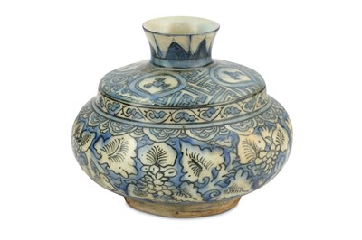 Lot 294 - *A BLUE AND WHITE POTTERY VASE
