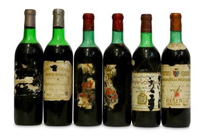 Lot 272 - Mixed Rioja from Between 1942 and 1964 from Various Producers