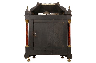 Lot 57 - A LATE 17TH CENTURY FRENCH EBONISED, GILT...