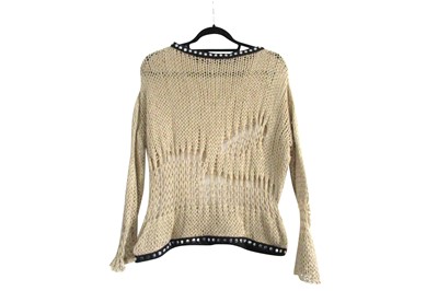 Lot 184 - Moschino Cheap and Chic Crochet Top - Size UK 6