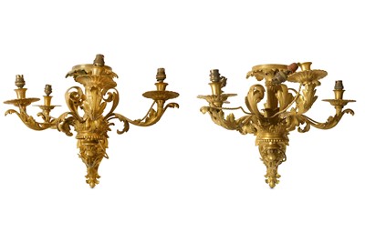 Lot 252 - A VERY LARGE PAIR OF LATE 19TH CENTURY FRENCH...