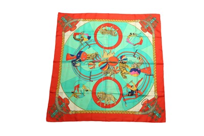 Lot 248 - Hermes 'Circus' Silk Scarf, designed in 1983 by Annie Faivre