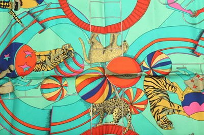 Lot 248 - Hermes 'Circus' Silk Scarf, designed in 1983 by Annie Faivre
