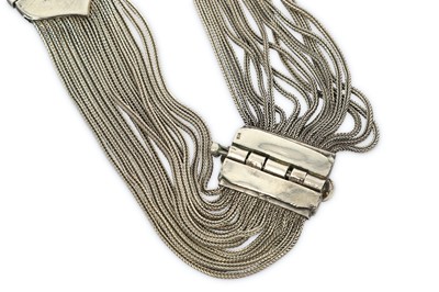 Lot 136 - A Turkish silver necklace designed by Gomosevi...