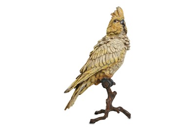 Lot 116 - A 20TH CENTURY COLD PAINTED BRONZE MODEL OF A...