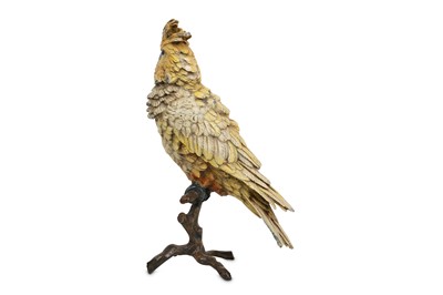 Lot 116 - A 20TH CENTURY COLD PAINTED BRONZE MODEL OF A...