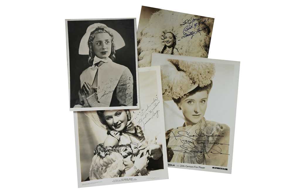 Lot 61 - Photograph Collection.- Vintage Actresses