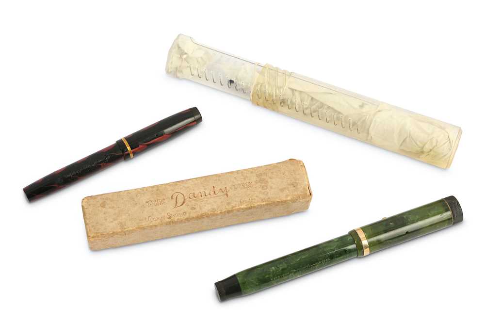 Lot 143 - A Conway Stewart 'Dandy fountain pen, a Lucky...