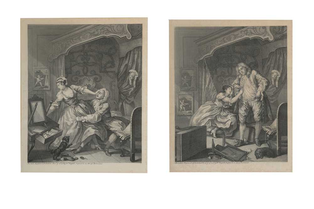 Lot 1001 - Hogarth (William, after) Before and After