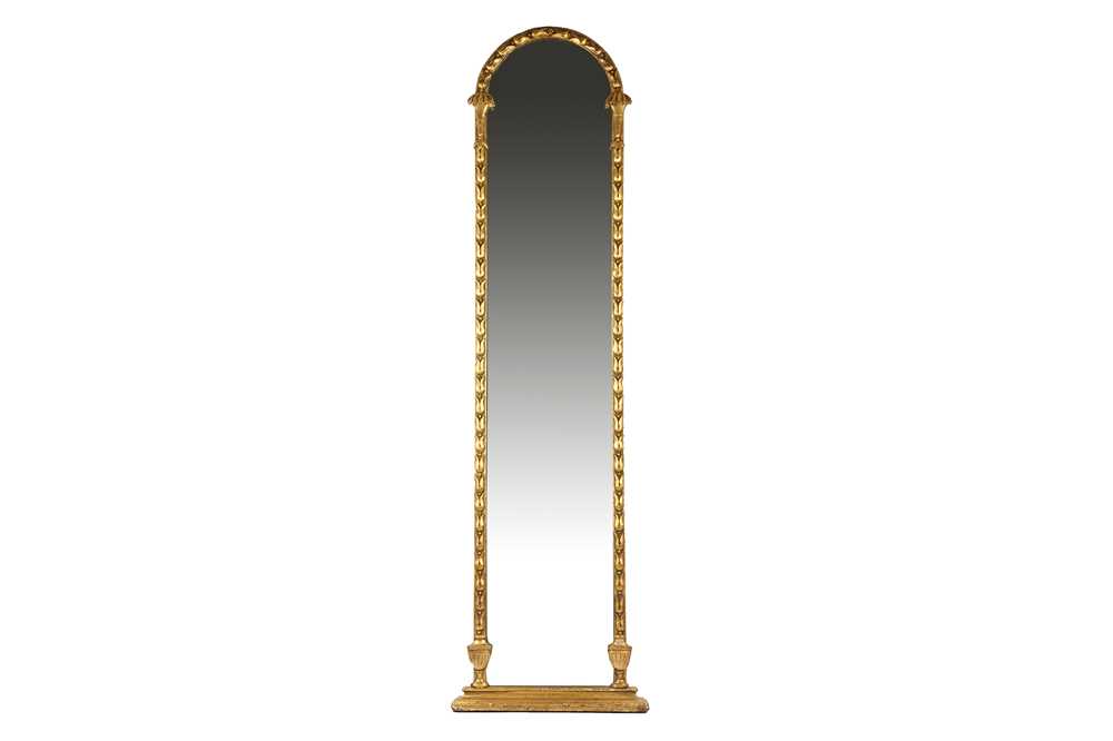 Lot 587 - A late 19th Century giltwood framed mirror