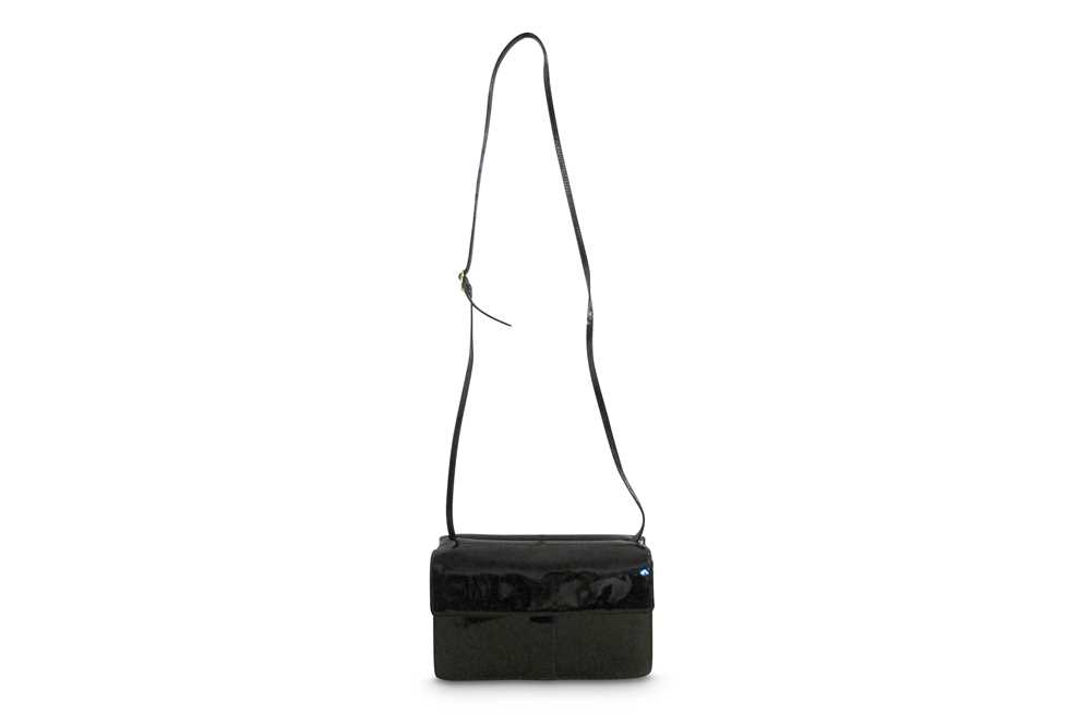 Lot 116 - Yves Saint Laurent Black Patent Crossbody Bag