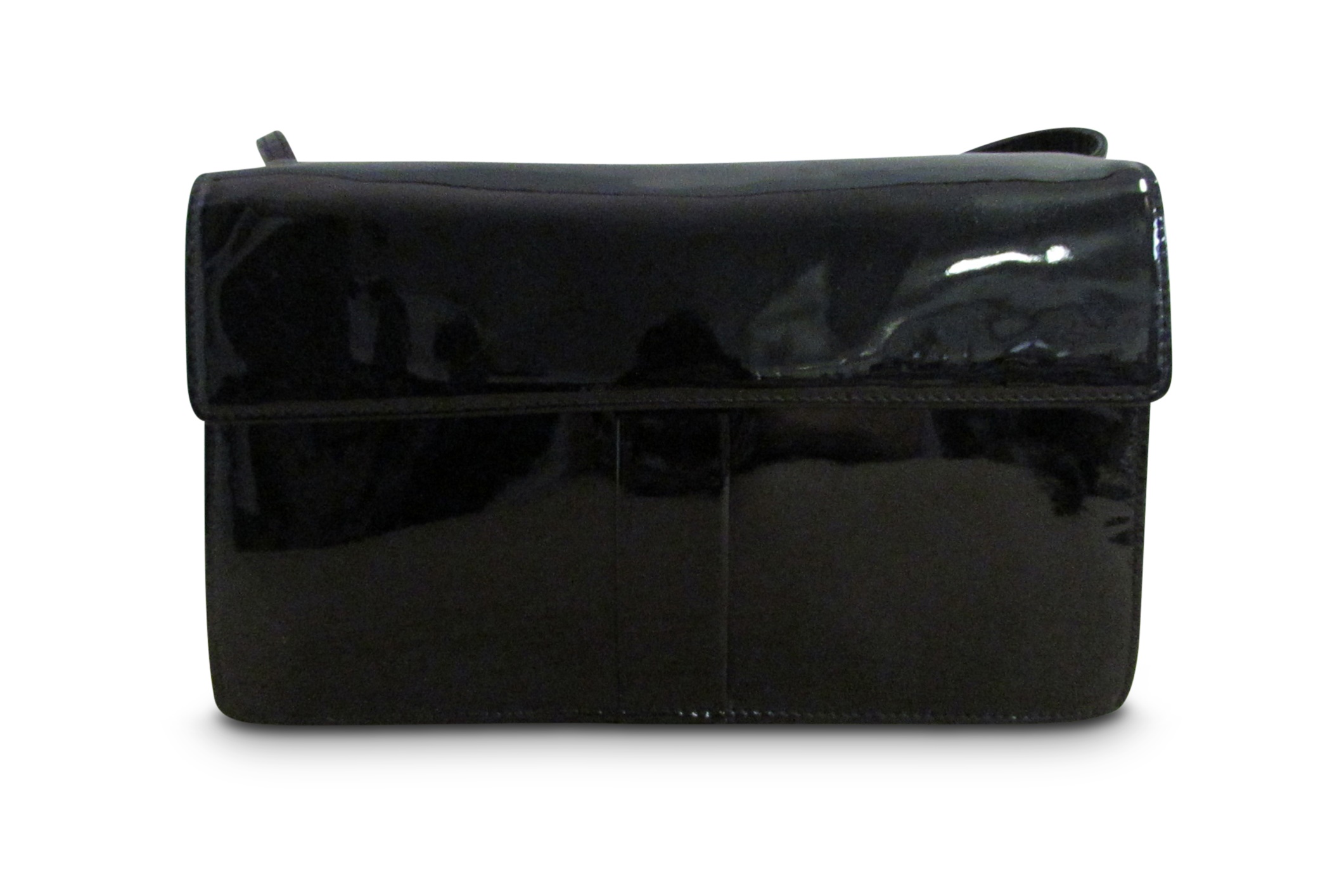 Lot 116 Yves Saint Laurent Black Patent Crossbody