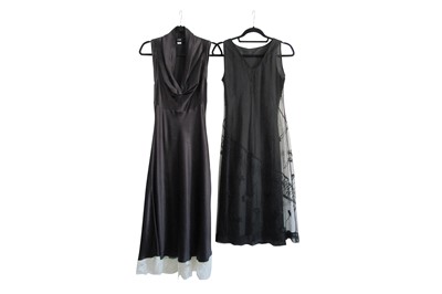 Lot 118 - Two Black Designer Dresses - Size 10