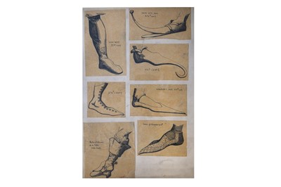 Lot 476 - Theatrical Shoe Sketches.