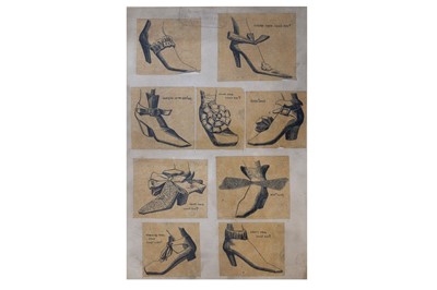 Lot 476 - Theatrical Shoe Sketches.