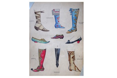 Lot 476 - Theatrical Shoe Sketches.