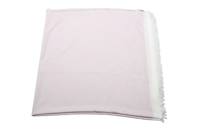 Lot 54 - Christian Dior Lilac Silk Cotton Scarf