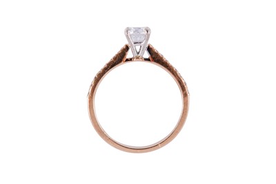 Lot 64 - A diamond single-stone ring