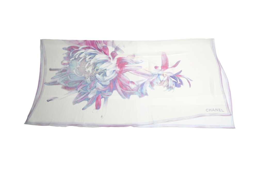 Lot 495 - Chanel  Silk Chiffon Scarf