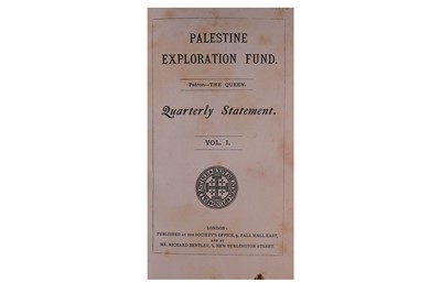 Lot 105 - Palestine Exploration Fund.