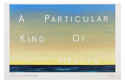 Lot 316 - Ed Ruscha (American, b.1937), 'A Particular Kind of Heaven'
