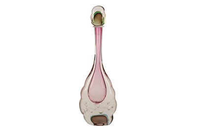 Lot 62 - A 20th Century Italian Murano glass bottle vase by Oggetti