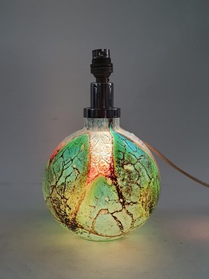 Lot 64 - A WMF Ikora glass lamp