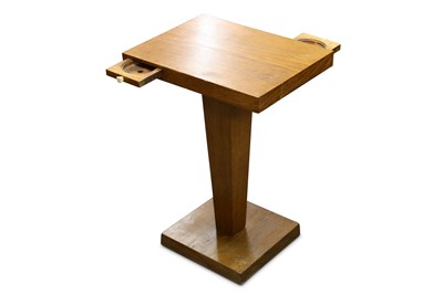 Lot 279 - An Art Deco oak cocktail table of rectangular form