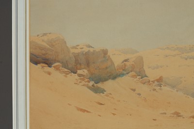 Lot 331 - BEDOUIN TRAVELLERS IN THE DESERT