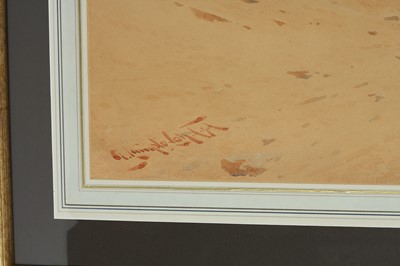 Lot 331 - BEDOUIN TRAVELLERS IN THE DESERT
