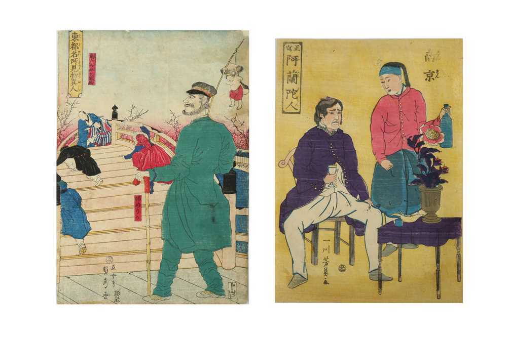 Lot 657 - A COLLECTION OF JAPANESE WOODBLOCK PRINTS.