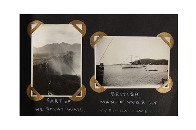 Lot 116 - CHINA, HONG KONG AND JAPAN — THE ROYAL NAVY IN THE FAR EAST [photograph albums. c.1920s]