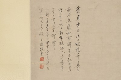 Lot 283 - ZHANG YIN (attributed to, 1761 – 1829).