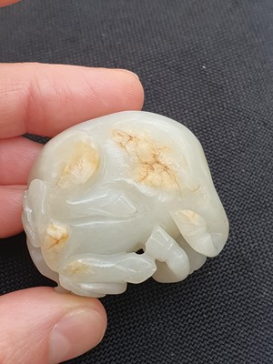 Lot 649 - A CHINESE WHITE JADE 'BOY AND BUFFALO' GROUP.