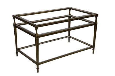 Lot 272 - A late 20th Century bronze coffee table