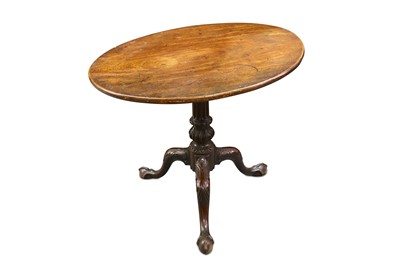 Lot 318 - A George III mahogany birdcage tea table