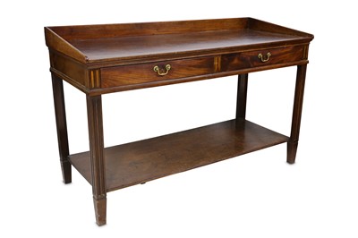 Lot 264 - A 19th century mahogany serving table